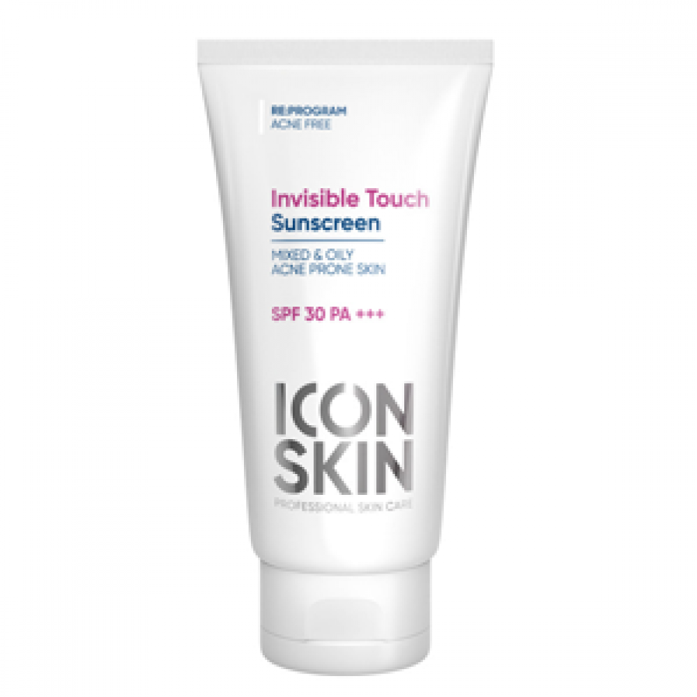 ICON SKIN Солнцезащитный крем для жирной и комбинированной проблемной кожи Invisible Touch SPF 30 PA+++, 50 мл