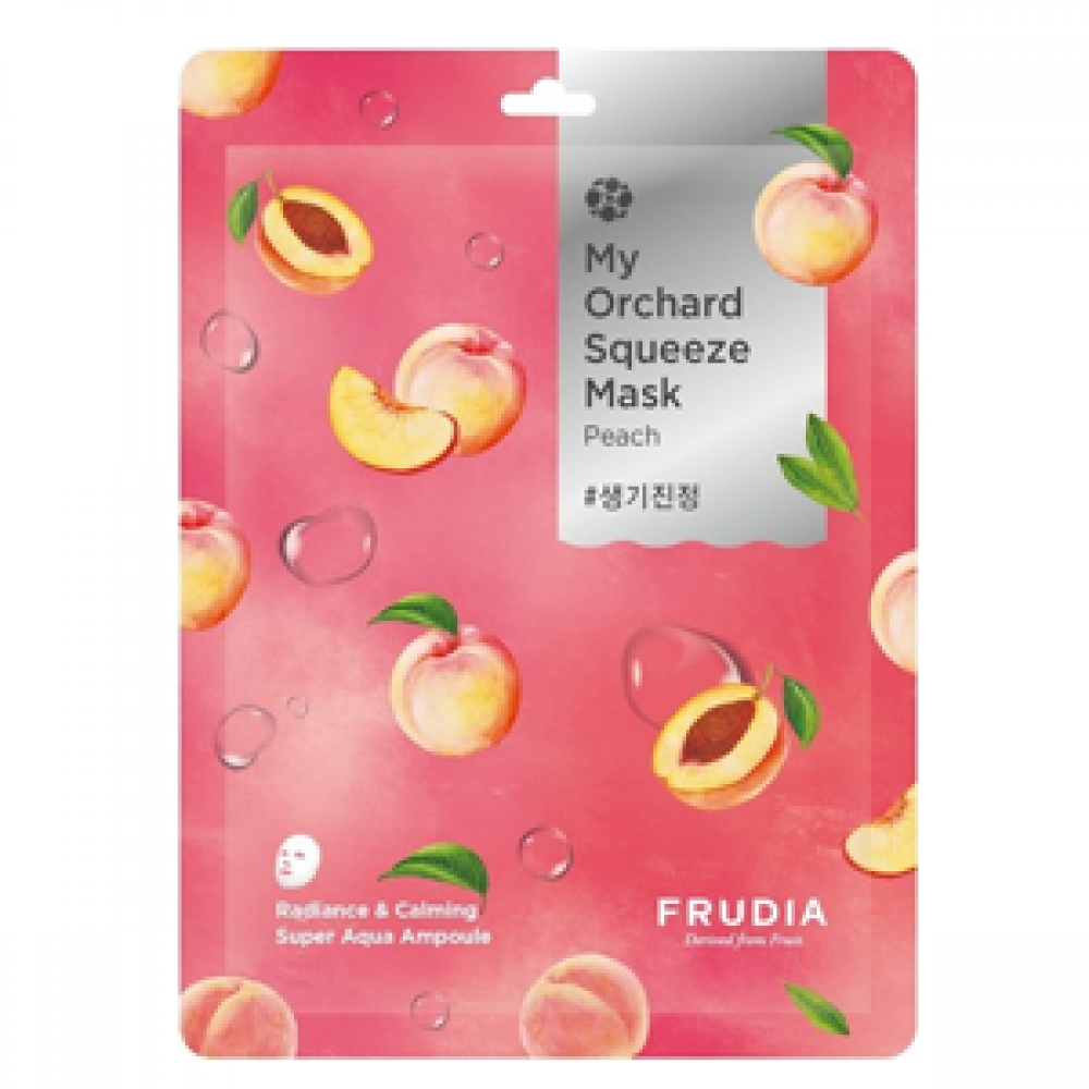 FRUDIA Тканевая маска для лица питательная My Orchard Squeeze Mask Персик, 1 шт