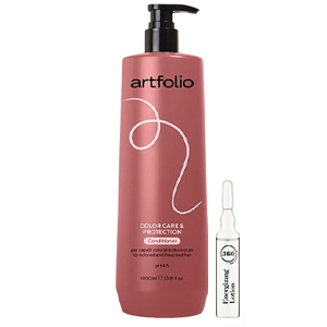Artfolio Шампунь для окрашенных и обесцвеченных волос COLOR CARE & PROTECTION, 1000 мл + Kaaral Энергетический лосьон для волос 360 Energizing, 10 мл