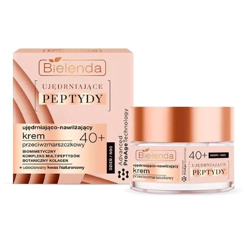 Bielenda Крем против морщин увлажняющий и укрепляющий 40+ Firming Peptides Advanced ProAge Technology, день/ночь, 50 мл 