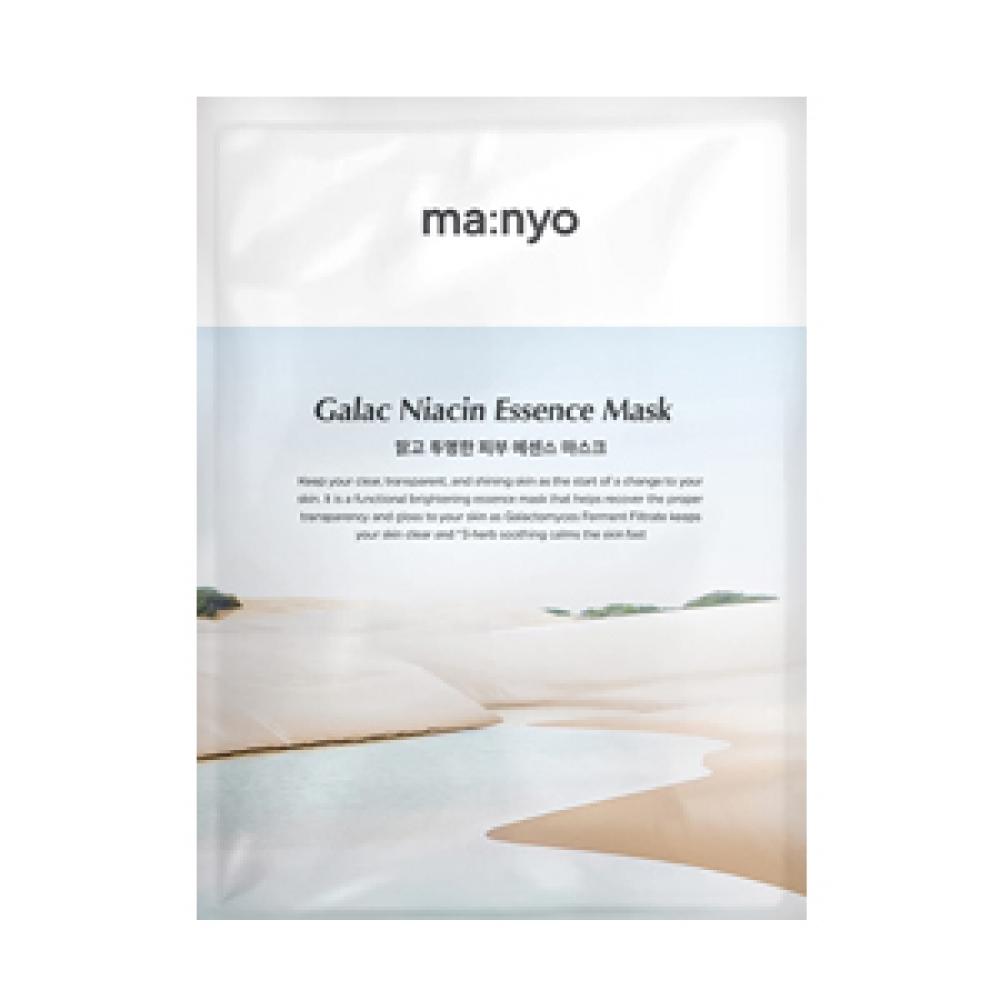 Manyo Осветляющая тканевая маска с ниацинамидом Galac Niacin Essence Mask, 1 шт