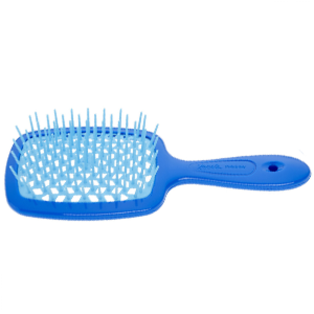 Janeke 1830 Массажная расческа для волос Superbrush, синий