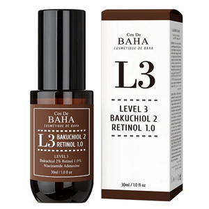Cos De BAHA Антивозрастная сыворотка с бакучиолом и ретинолом 1% L3 Bakuchiol & Retinol Serum