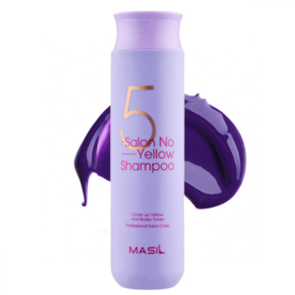 Masil Тонирующий шампунь для осветленных волос 5 Salon No Yellow Shampoo, 300 мл