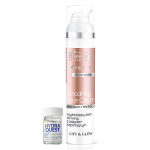 Bielenda Professional Разглаживающий крем для лица с пептидом LIFT and GLOW, 100 мл + Концентрат для лица, шеи и декольте активный увлажняющий HYDRA QUEST, 1 шт
