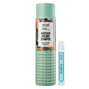 Mone Professional Шампунь для объема волос с маслом авокадо AVOCADO VOLUME SHAMPOO, 300 мл + Реструктурирующий эликсир в ампулах FILCORTEX RECOVERY AMPOULE, 1 шт