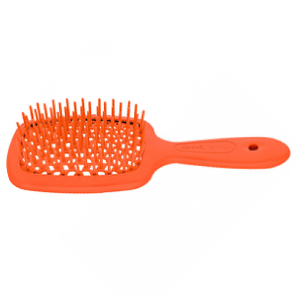 Janeke 1830 Массажная расческа для волос Superbrush, оранжевый флюо