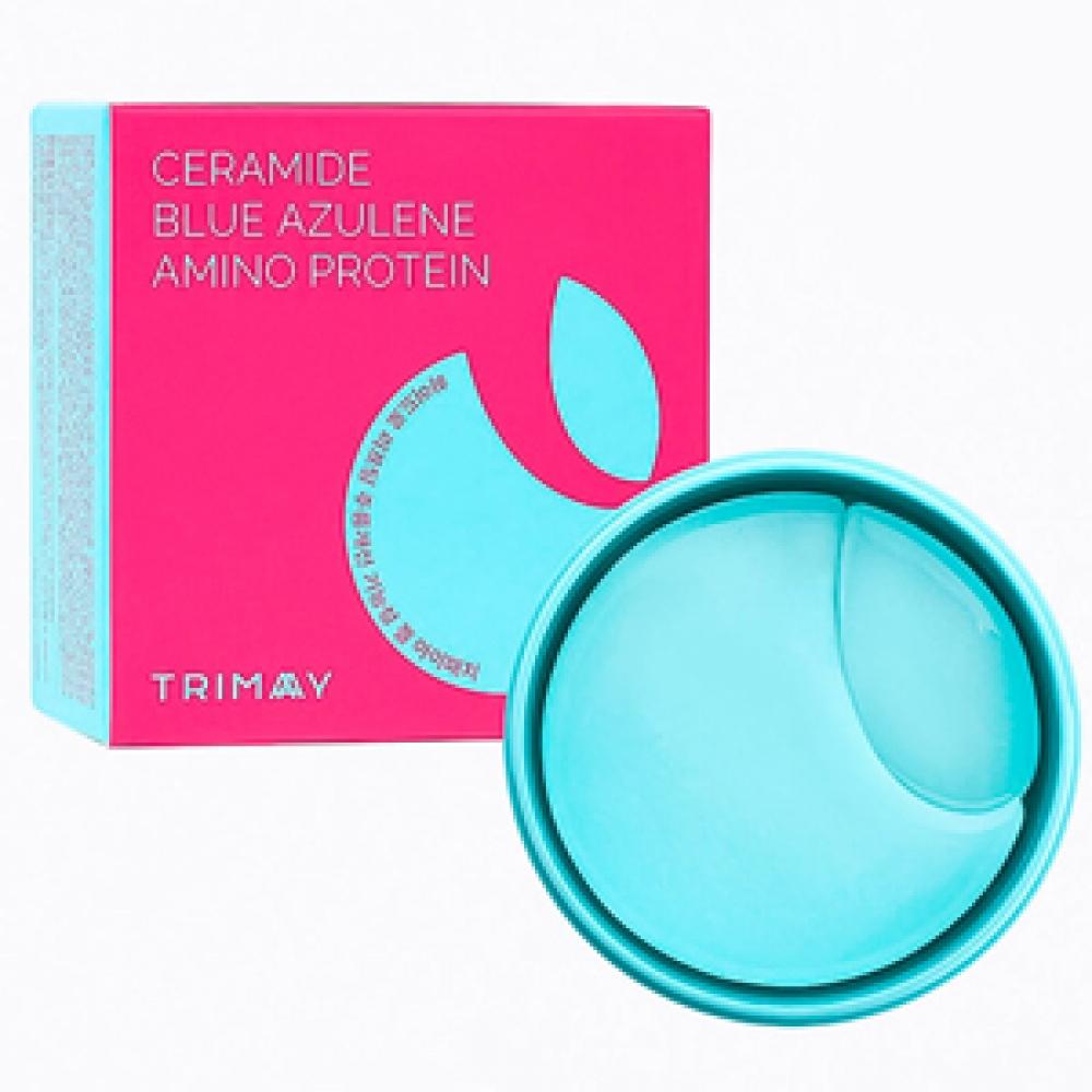 TRIMAY Патчи для век с азуленом Hydro Lifting Gel Eye Patch, 60 шт