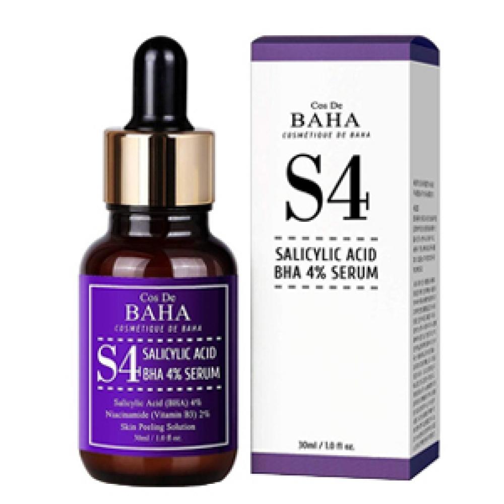 Cos De BAHA Кислотная сыворотка для проблемной кожи BHA Salicylic Acid S4 Exfoliant Serum, 30 мл
