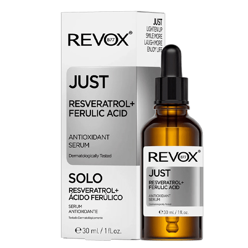 REVOX B77 Антиоксидантная сыворотка для лица JUST RESVERATROL + FERULIC ACID REVOX B77, 30 мл