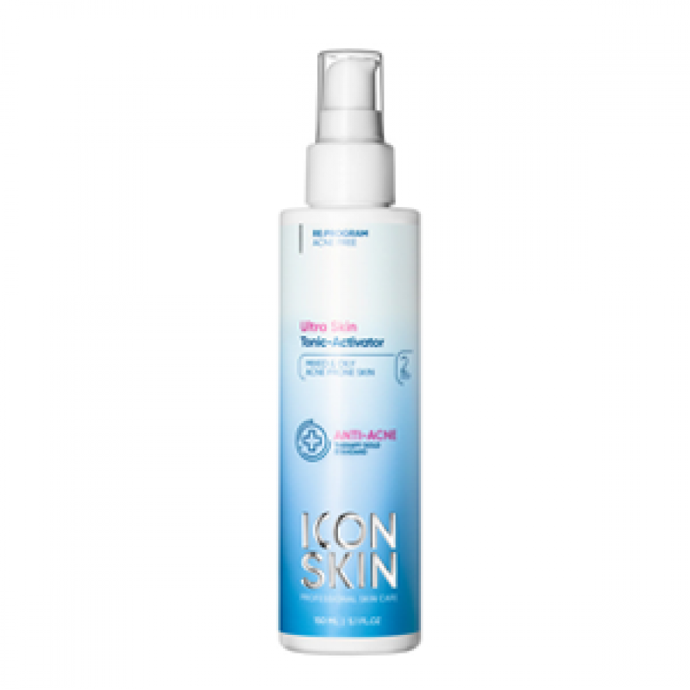 ICON SKIN Очищающий тоник-активатор Ultra Skin, 150 мл