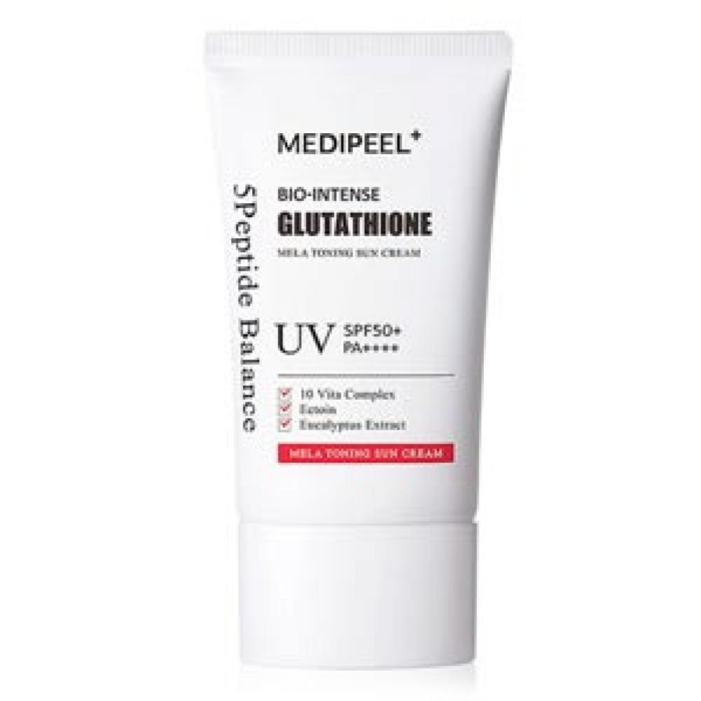 MEDI-PEEL Тонизирующий солнцезащитный крем с осветляющим эффектом Bio-Intense Glutathione Mela Toning Sun Cream SPF 50+ PA++++, 50мл