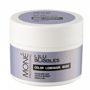 Mone Professional Маска для осветленных волос LILU BUBBLES COLOR LEMONADE MASK, 200 мл