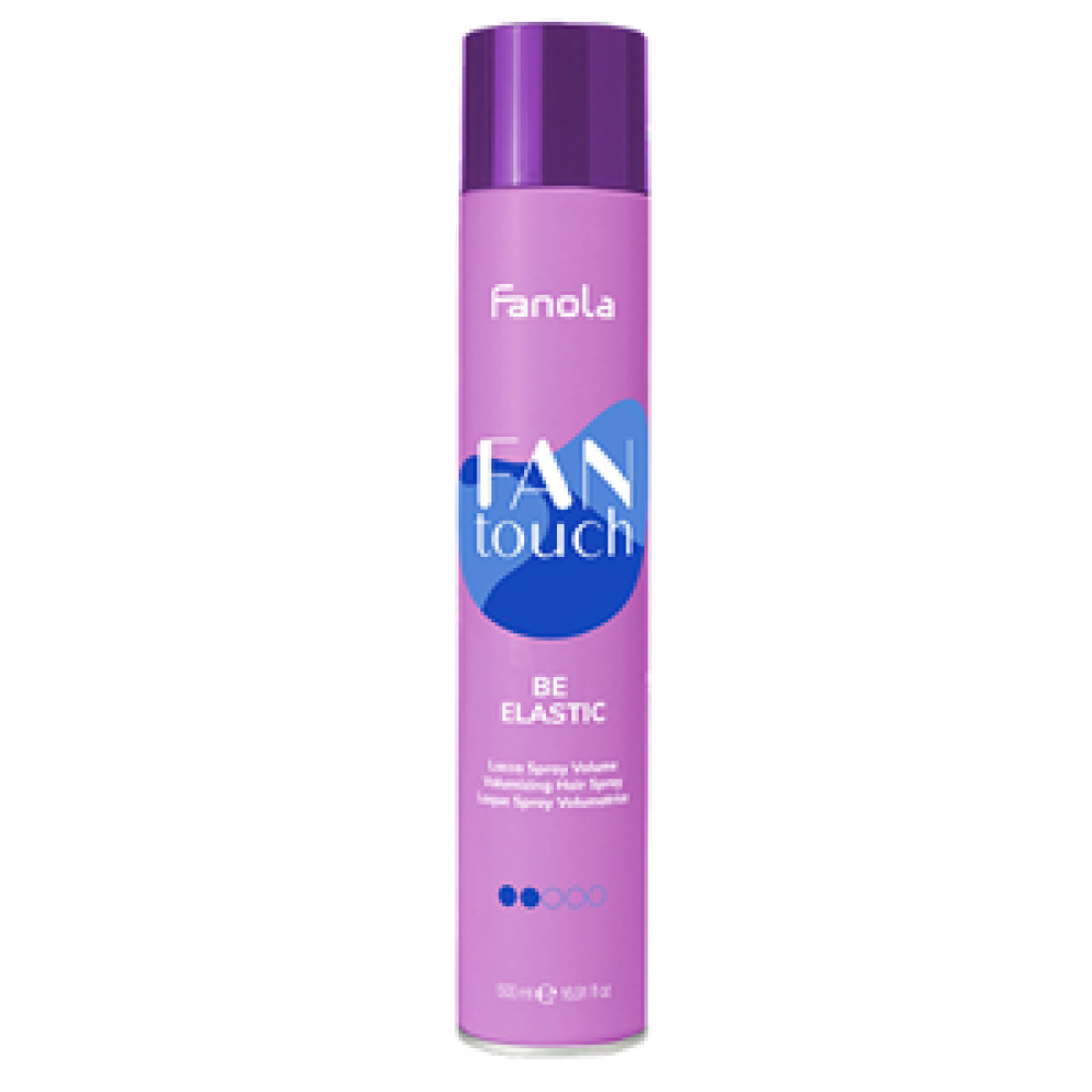 Fanola Лак для объема волос средней фиксации FAN touch Be Elastic, 500 мл 