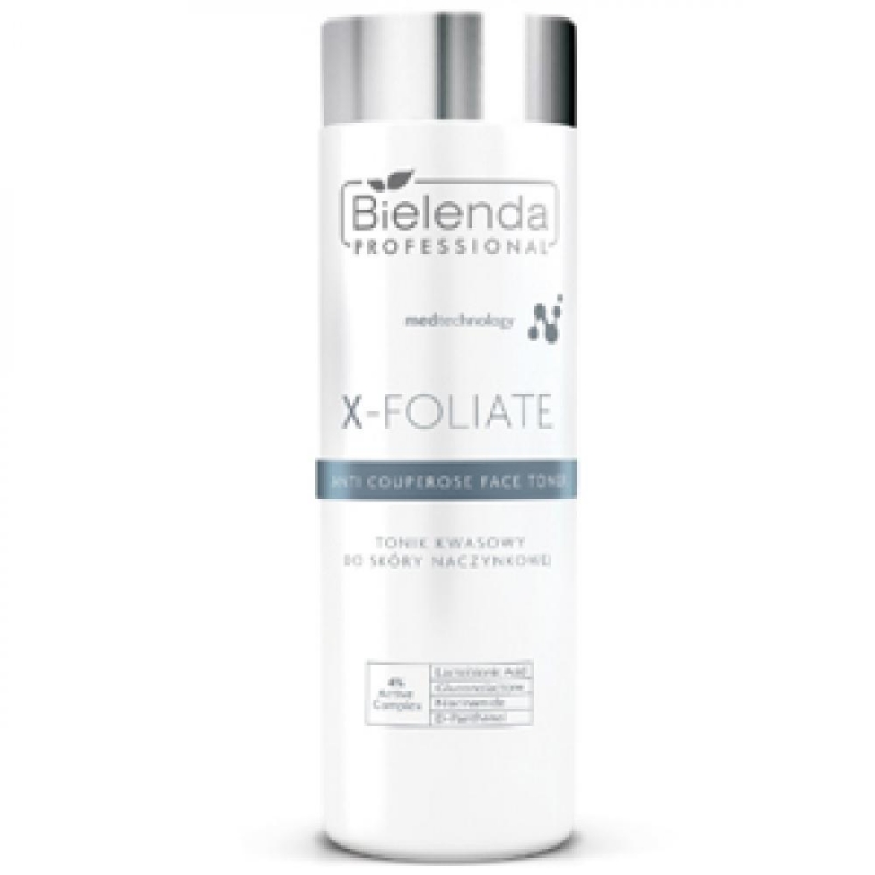 Bielenda Professional Тоник кислотный для кожи с куперозом X-FOLIATE, 200 мл