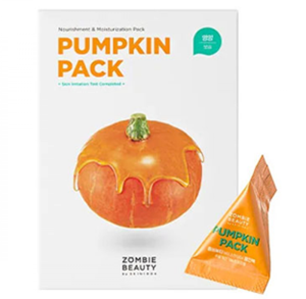 SKIN1004 Кремовая ночная маска Zombie Beauty Pumpkin Pack с экстрактом тыквы и прополиса, 4 гр