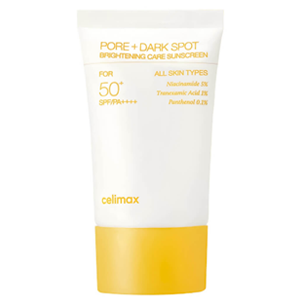 Celimax Осветляющий солнцезащитный крем Pore+Dark Spot Brightening Care Sunscreen SPF50+ PA++++, 50 мл