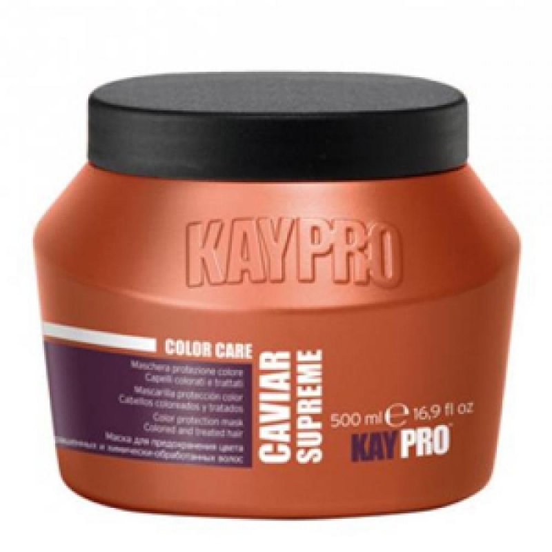 KAYPRO Маска для защиты цвета для окрашенных и поврежденных волос CAVIAR SUPREME с икрой, 500 мл