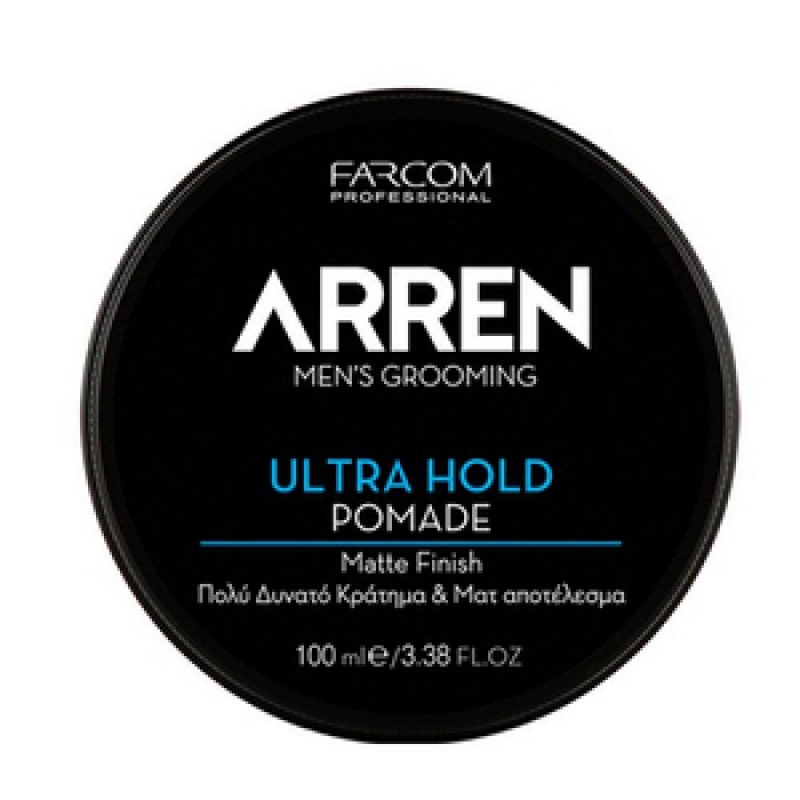 Farcom Professional Помада для укладки волос ультрасильной фиксации с матовым финишем Ultra Hold Pomade, 100 мл