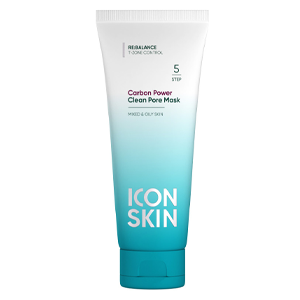 ICON SKIN Очищающая маска для комбинированной и жирной кожи CARBON POWER, 75 мл