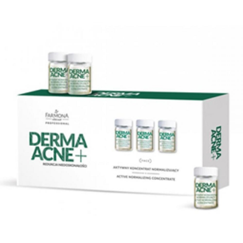 Farmona Professional Концентрат для нормализации кожи лица активный DERMAACNE+, 5*5 мл