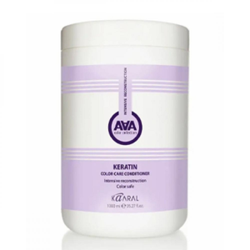 Kaaral Кондиционер кератиновый для химически обработанных волос AAA, 1000 мл