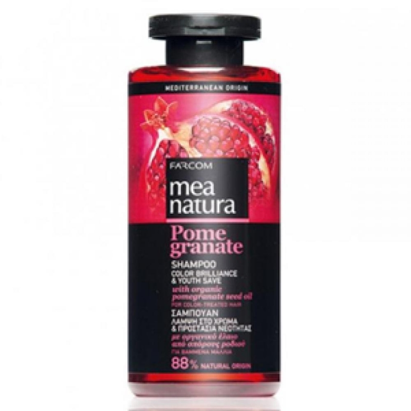 Farcom Шампунь для окрашенных волос Mea natura Pomegranate с маслом граната, 300 мл