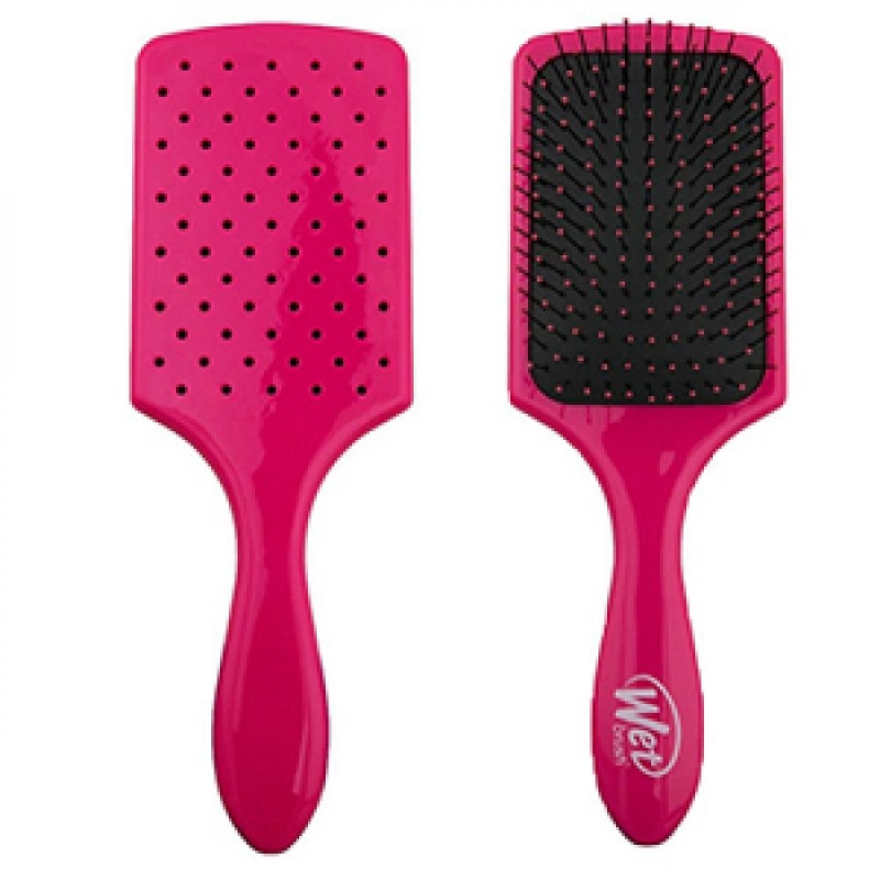 Wet Brush Расческа для волос прямоугольная Paddle Punchy Pink Малиновая