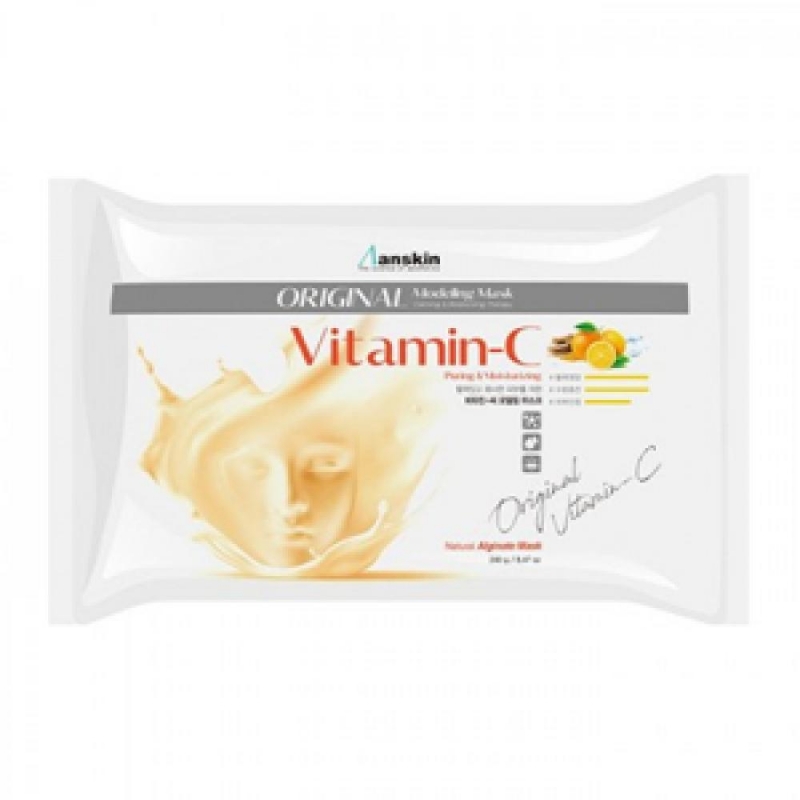 Anskin Маска альгинатная для пигментированной, тусклой кожи Vitamin-C Modeling Mask с Витамином С, 240 гр