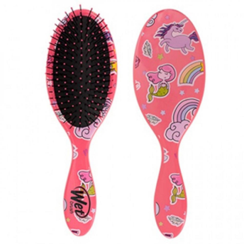 Wet Brush Расческа для волос Happy Hair Fantasy Розовый единорог