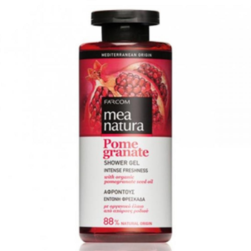 Farcom Гель для душа Mea natura Pomegranate с маслом граната, 300 мл