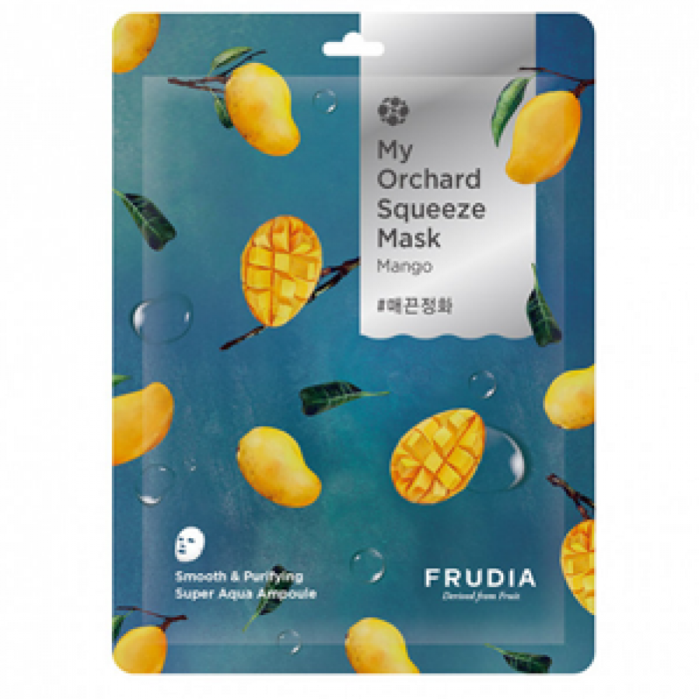 FRUDIA Тканевая маска для лица смягчающая My Orchard Squeeze Mask Манго, 1 шт