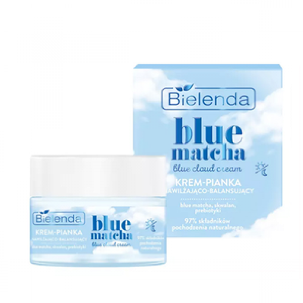 Bielenda Крем увлажняющий балансирующий Blue Matcha Blue Cloud Cream, 50 мл
