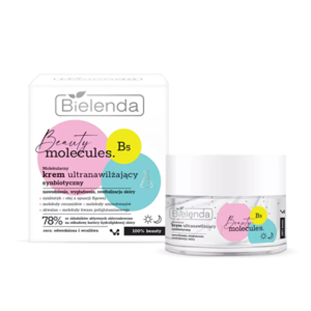 Bielenda Крем молекулярный ультраувлажняющий Beauty Molecules с синбиотиками, 50 мл