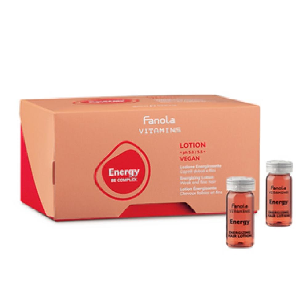 Fanola Энергетический лосьон для ослабленных и тонких волос Vitamins Energy, 12*10 мл