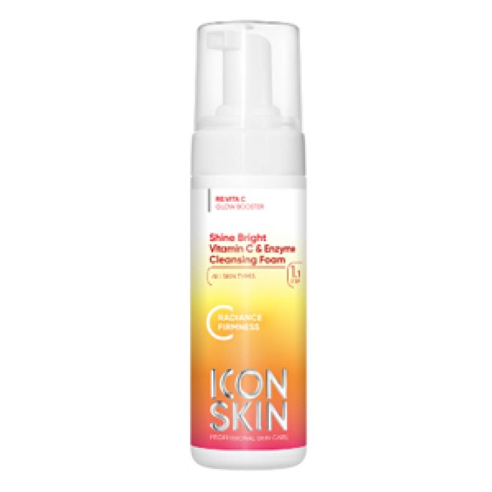 ICON SKIN Пенка для умывания с витамином с и энзимами Shine Bright, 175 мл