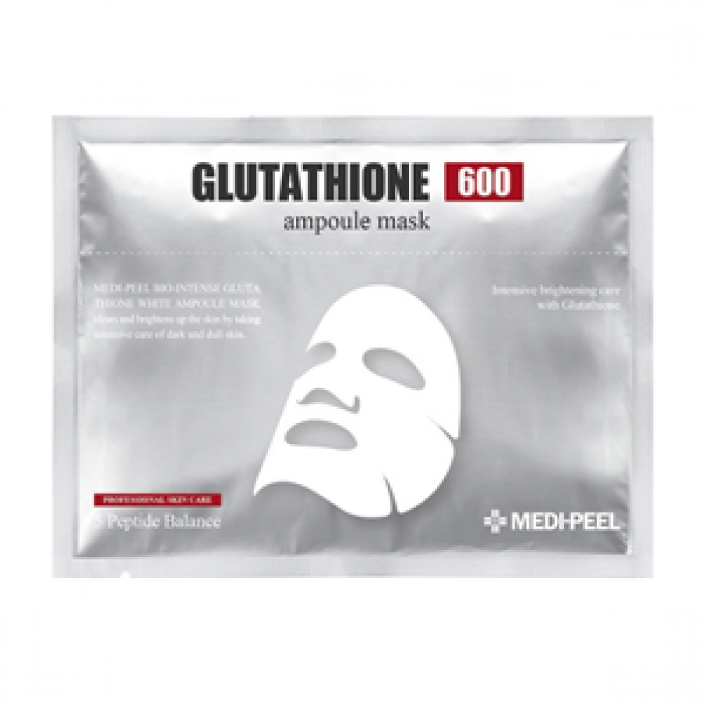 MEDI-PEEL Осветляющая маска Glutathione 600 Ampoule Mask с глутатионом, 30 мл