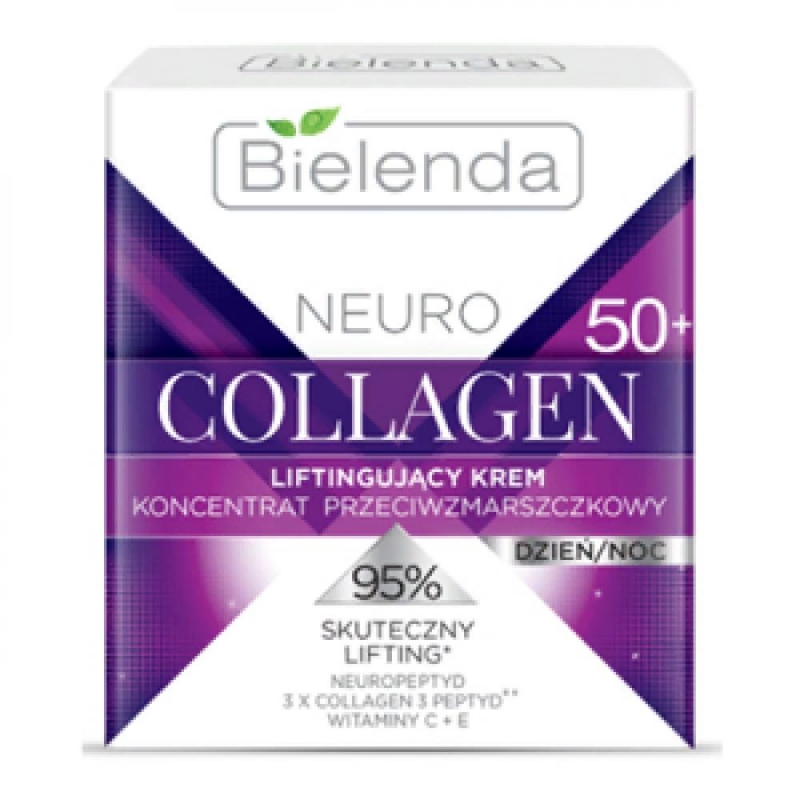 Bielenda Крем-концентрат подтягивающий против морщин 50+ Neuro Collagen день/ночь, 50 мл