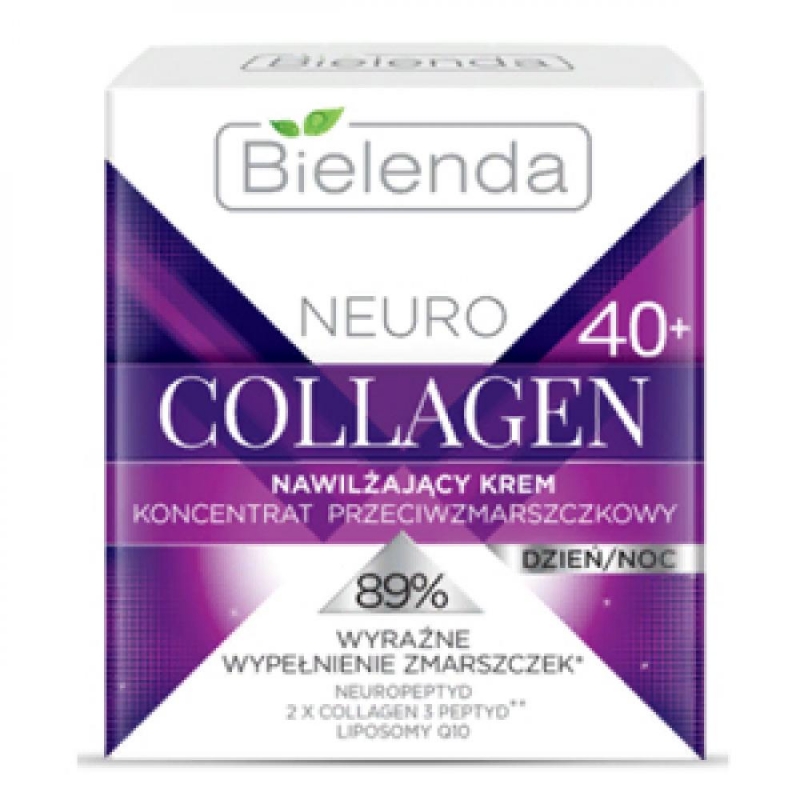 Bielenda Крем против морщин 40+ увлажняющий Neuro Collagen день/ночь, 50 мл